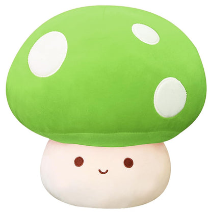 MIAOHAHA Kawaii Plush Mushroom Toy Pillow Cute Plushies Mushroom Doll Gift for Kids(Green60cm/23.6in)