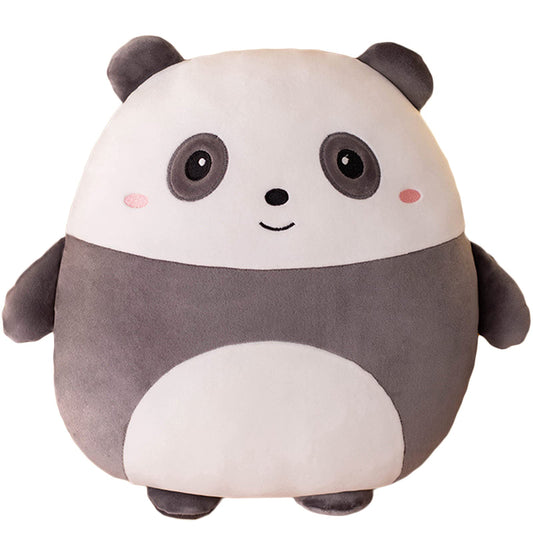 lannery Panda Plush Pillow Panda Stuffed Animal Toy Kawaii Panda Plushies Hugging Pillow Gifts for Room Decor Birthday Valentine Day 8 inch