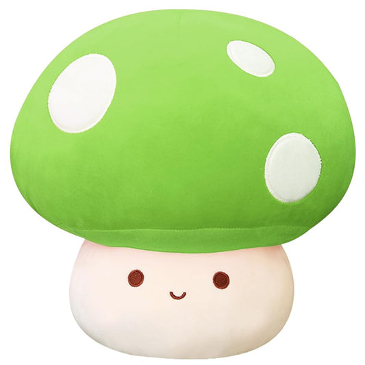 MIAOHAHA Kawaii Plush Mushroom Toy Pillow Cute Plushies Mushroom Doll Gift for Kids(Green60cm/23.6in)