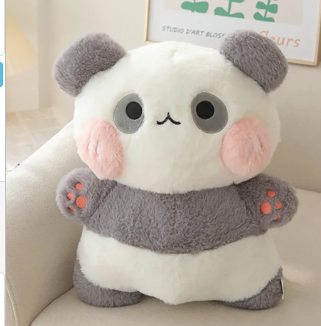 40cm Cozy Panda Plushie Soft Toy (One)