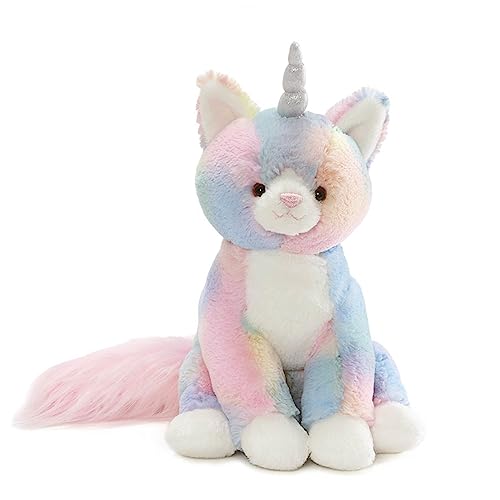 GUND Shimmer Caticorn Stuffed Animal Unicorn Cat Plushie for Ages 1 and Up Rainbow 9"