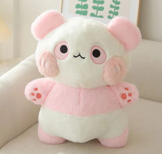 40cm Cozy Panda Plushie Soft Toy (One)