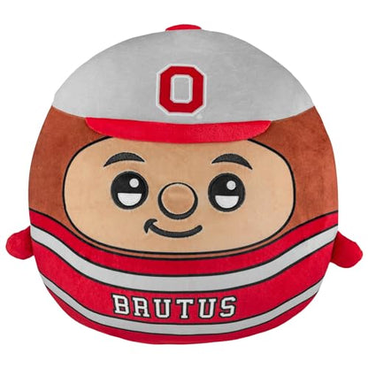 Sleep Squad Ohio State Buckeyes Brutus 12" Kiri Cloud Plushie - Official Collegiate Plush