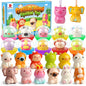 Mocoosy 24PCS Animal Squishies for Kids Party Favors Slow Rising Squeeze Toy for Birthday Goodie Bag StuffersPinata StuffersClassroom PrizesEaster Baskter FillerTreasure Box and Claw Machine Toys