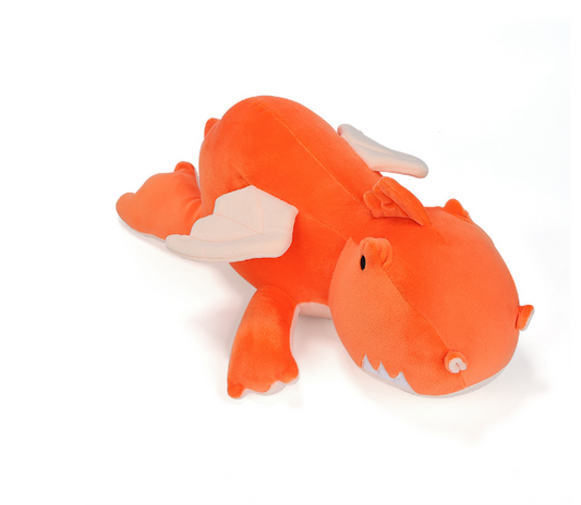 Weighted Plushies™ - Green Triceratops Pink Dinosaur (Single)