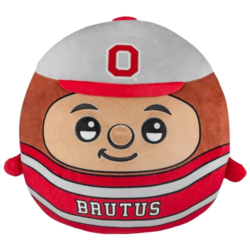 Sleep Squad Ohio State Buckeyes Brutus 12" Kiri Cloud Plushie - Official Collegiate Plush