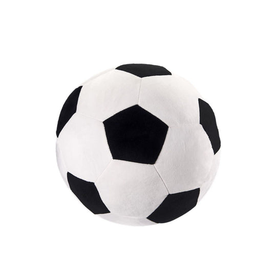 OurHonor Plush Soccer Ball 11.8" Soft Soccer Stuffed Toy Soccerball Throw Pillow Fluffy Football Plushies Toy Sport Gift for Boy & Girls Chrismas Decor