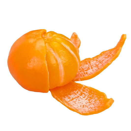 funnysquee Tangerine Squishies Stress Relief Soft Scented Simulation Orange Fruit Squeeze Toys Cute Birthday Gift Novelty Toy for Kid Adult